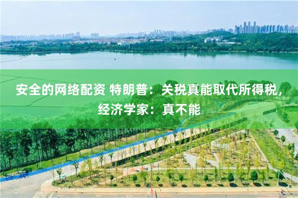 安全的网络配资 特朗普：关税真能取代所得税，经济学家：真不能