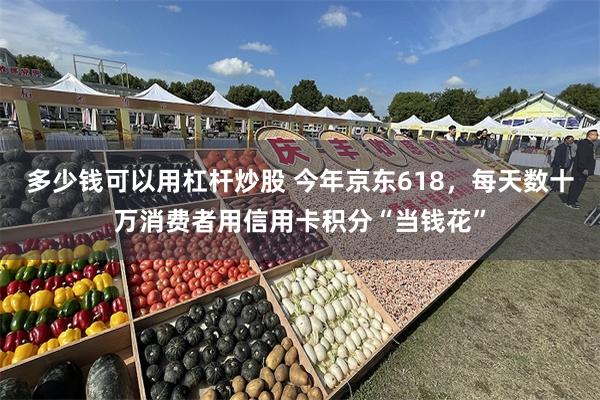 多少钱可以用杠杆炒股 今年京东618，每天数十万消费者用信用卡积分“当钱花”