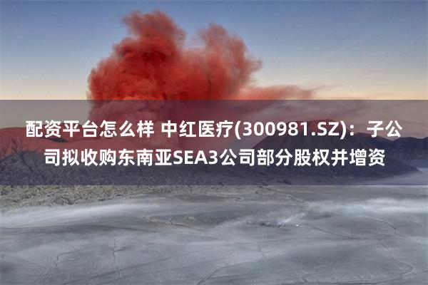 配资平台怎么样 中红医疗(300981.SZ)：子公司拟收购东南亚SEA3公司部分股权并增资