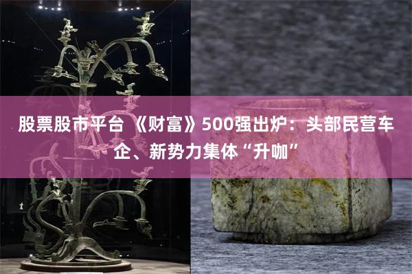 股票股市平台 《财富》500强出炉：头部民营车企、新势力集体“升咖”