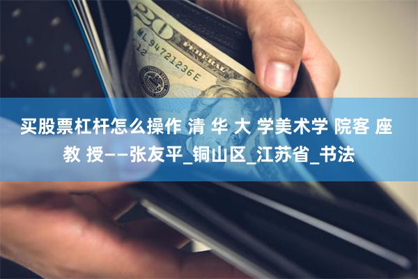 买股票杠杆怎么操作 清 华 大 学美术学 院客 座 教 授——张友平_铜山区_江苏省_书法