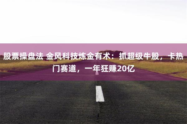 股票操盘法 金风科技炼金有术：抓超级牛股，卡热门赛道，一年狂赚20亿