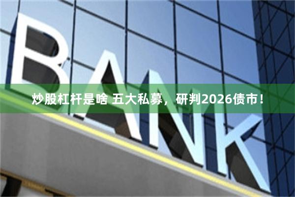 炒股杠杆是啥 五大私募，研判2026债市！